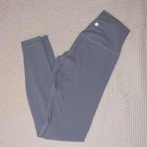 Lululemon Align High Rise leggings 28” sz 2 color light blue